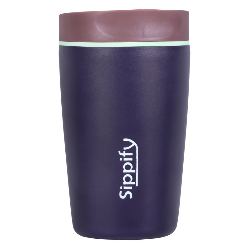Sippify SipMate Mug– Travel Coffee Tumbler Sipper (Blue)