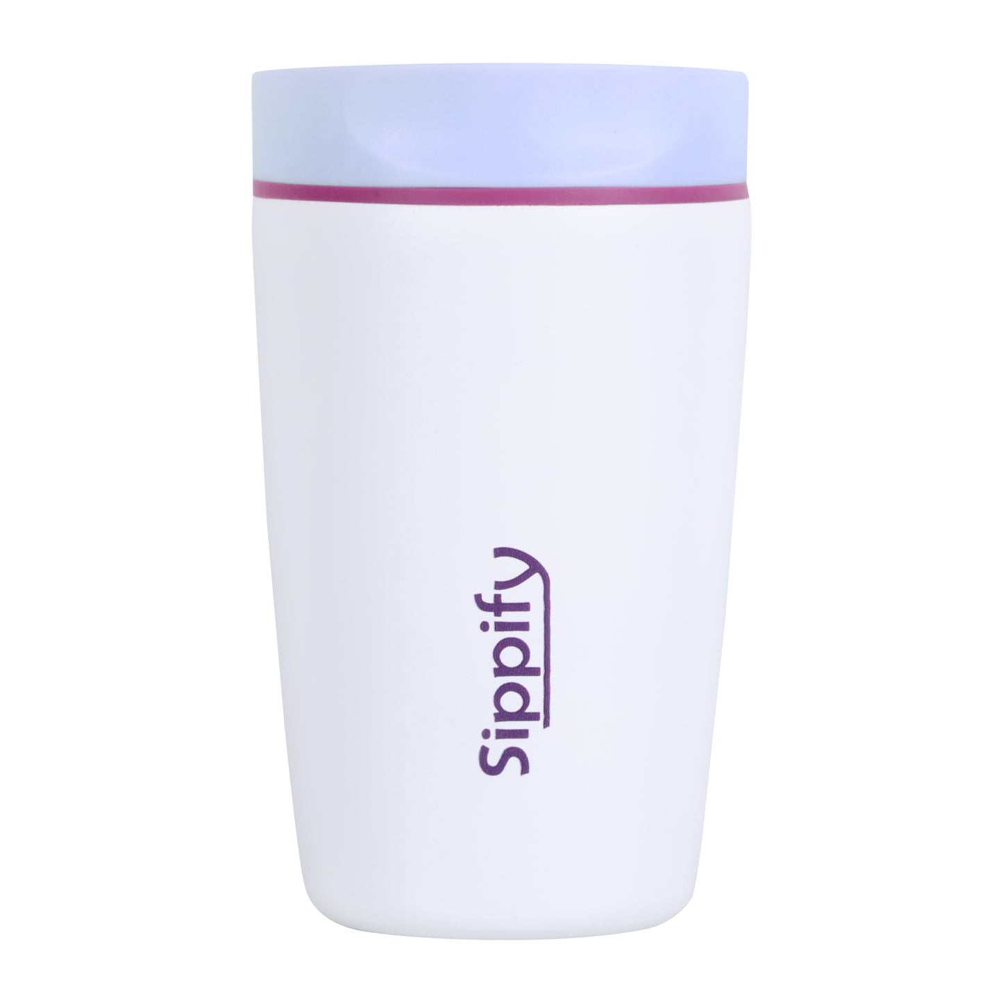 Sippify SipMate Mug– Travel Coffee Tumbler Sipper (White)