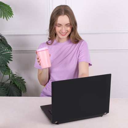 Sippify SipMate Mug– Travel Coffee Tumbler Sipper (Pink)