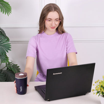 Sippify SipMate Mug– Travel Coffee Tumbler Sipper (Blue)